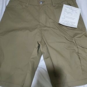Green Cargo Shorts